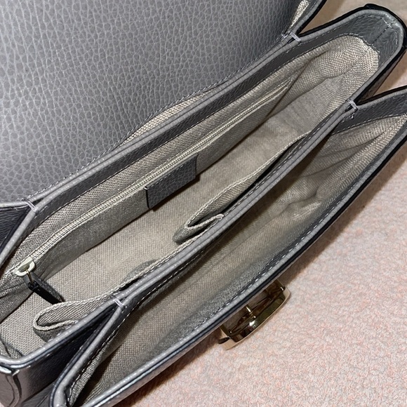 Gucci Interlocking Top Handle Bag in Grey - Picture 12 of 15